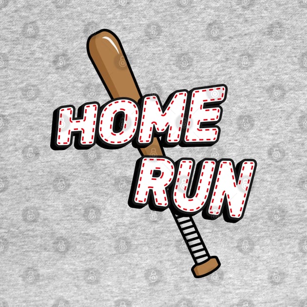 Home Run Baseball by Adrian's Outline